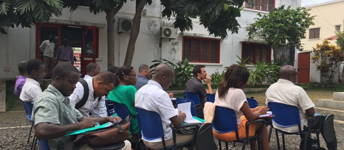 Formação de Formadores em São Tomé e Príncipe. Foto: DiMSUR